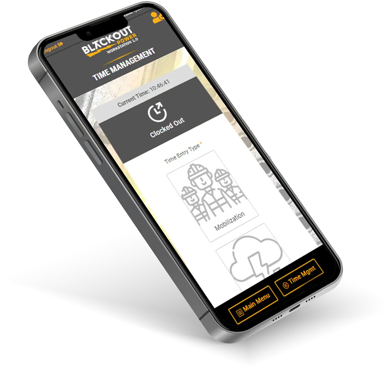 Blackout Power Workstation App